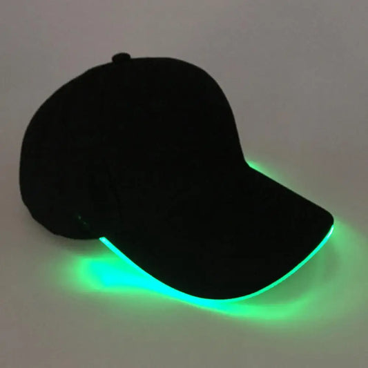 Fashion Unisex Hat LED Luminous Baseball Hat Christmas Party Peaked